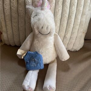 Scentsy Buddy White Unicorn Scented Jammy Time Scent Pack